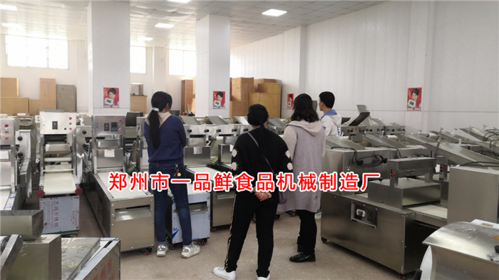 客戶考察一品鮮燴面機 客戶考察一品鮮燴面機