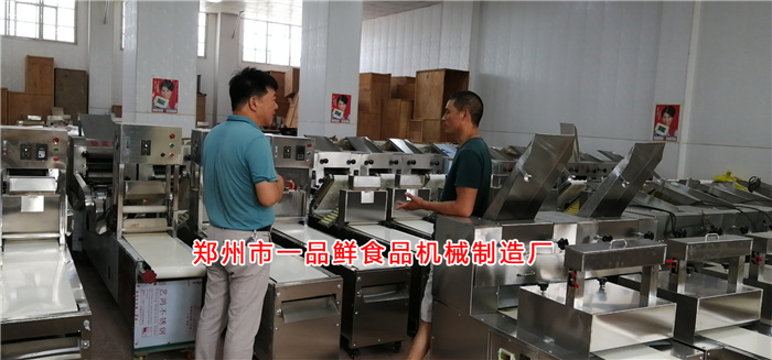 浙江客戶考察多功能燴面機 浙江客戶考察多功能燴面機